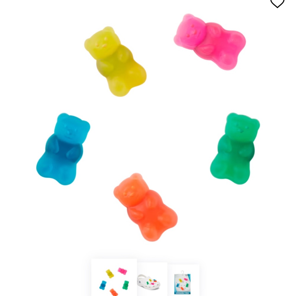 Gummy bear croc jibbitz